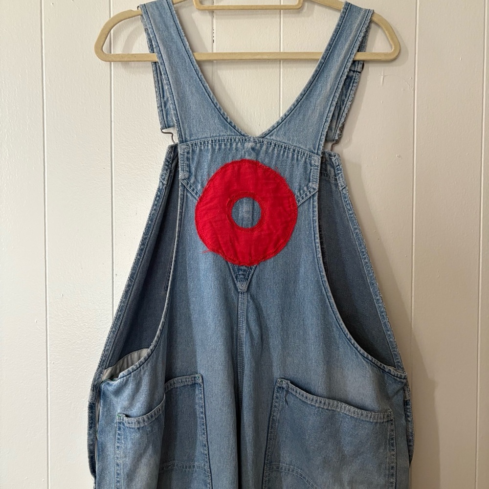 Phish Upcycled Patchwork Hippie Overalls - Picture 11 of 15